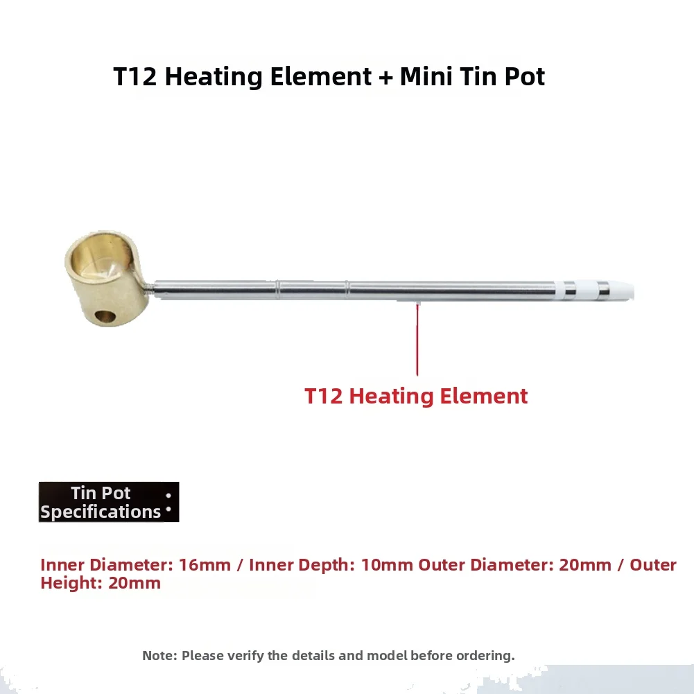 1set Brass Soldering Container T12 Series 936 907 Soldering Iron Tip Adapter Soldering Stand For Precise Soldering Tasks