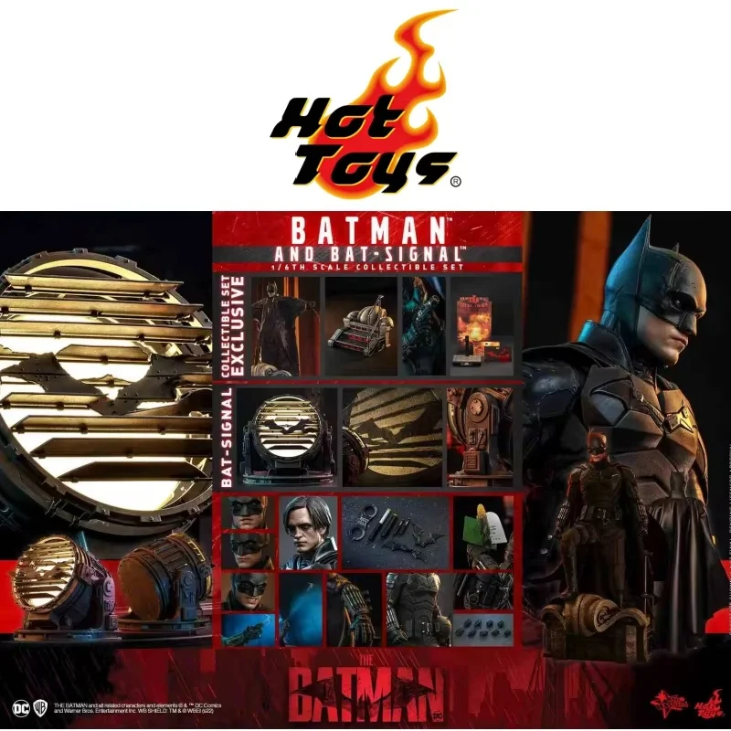 In Stock Genuine HotToys HT 1/6 MMS638/639/640/641/642 New Batman Signal Light Action Figure Model Toys Gifts