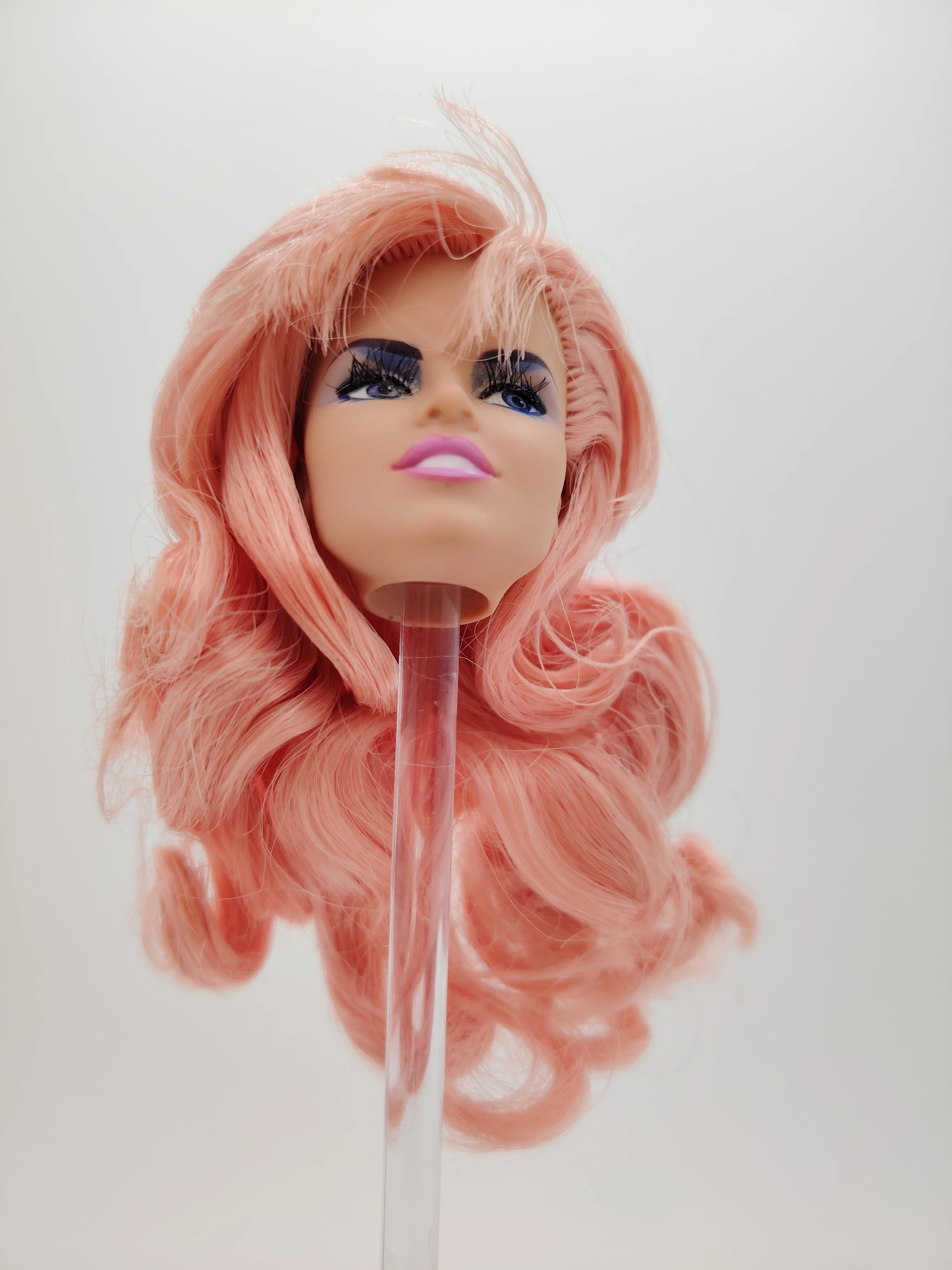 

Fashion Royalty Jem And The Holograms 1/6 Scale Pink Hair Jerrica Integrity Doll Head