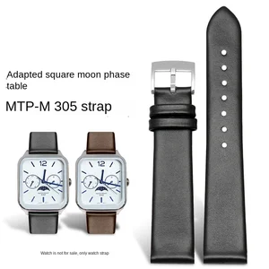 Saatin bileziği bir deri Kare Ay, saat kayışı, Siyah, Kırmızı, Beyaz, Kahverengi, Alet,, TRANSFER, 3744, MTP-M305, 1183, V006, V001, M035-20mm 8 en çok satılan, swarovski kristalleri izle-no. 7