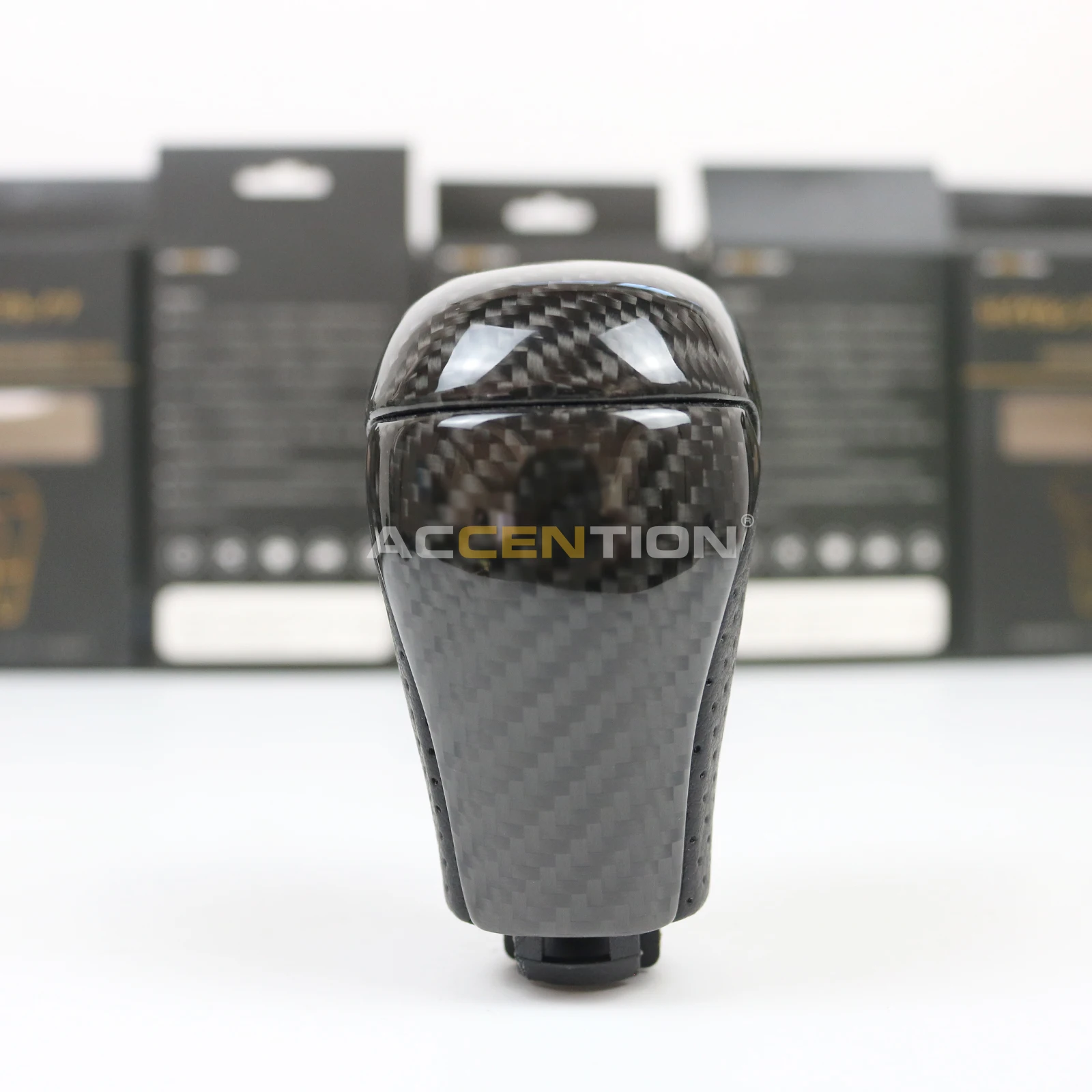 

100% Black Carbon Fiber Gear Shift Knob For Toyota Highlander 2014-2018 Tacoma 2016 2017 2018