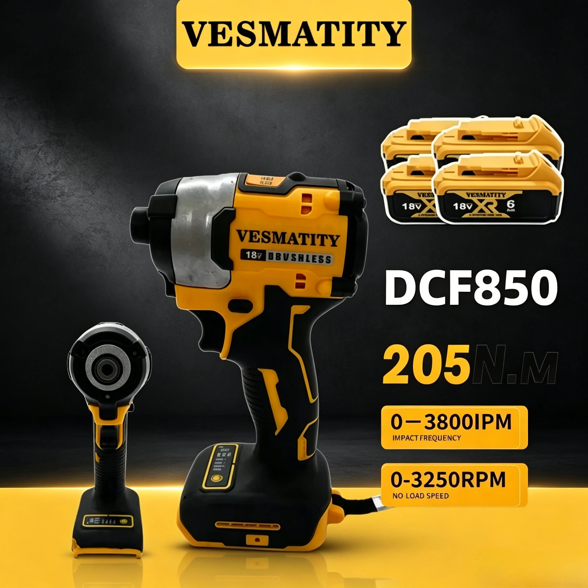 dcf850-impact-driver-cordless-screwdriver-rechargeable-electric-impact-drill-power-tools-for-dewalt-battery
