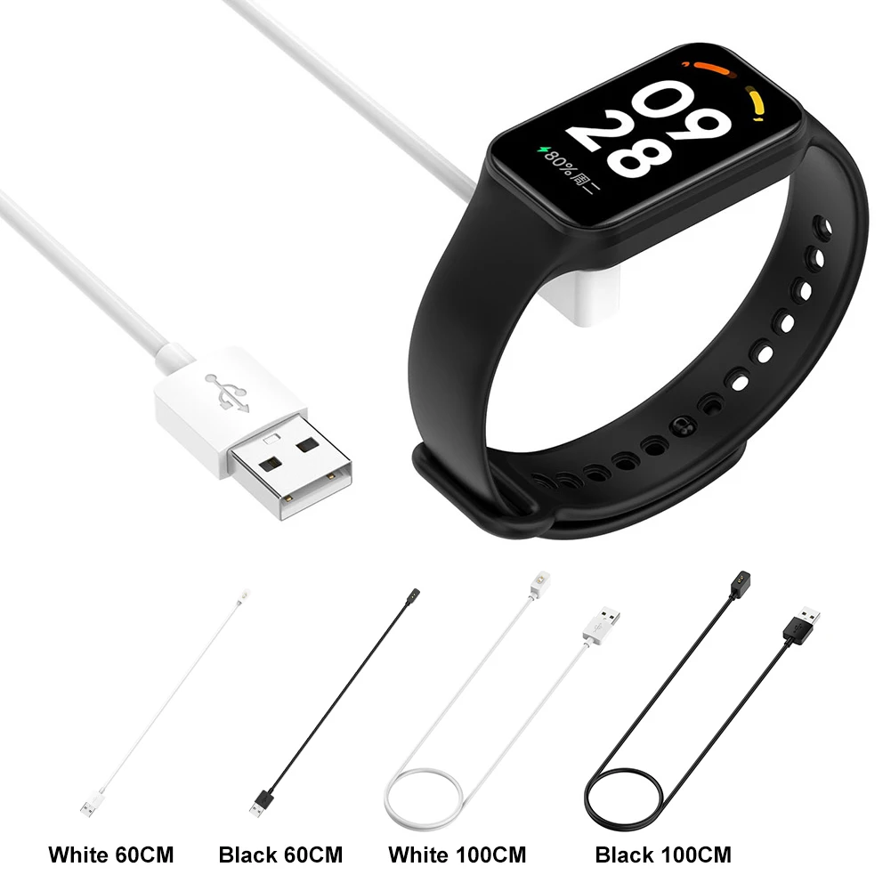 سلك شحن USB مغناطيسي ، كابل طاقة سريع الشحن ، بديل لنطاق 8 و 8 برو ، ساعة ذكية ، 60 ، 1 متر