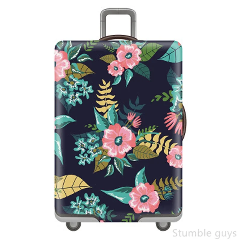 

Stretchy Washable Luggage Cover Protective Anti-Wear Suitcase Protector Useful Travel Accessory Leisure Trips Fits