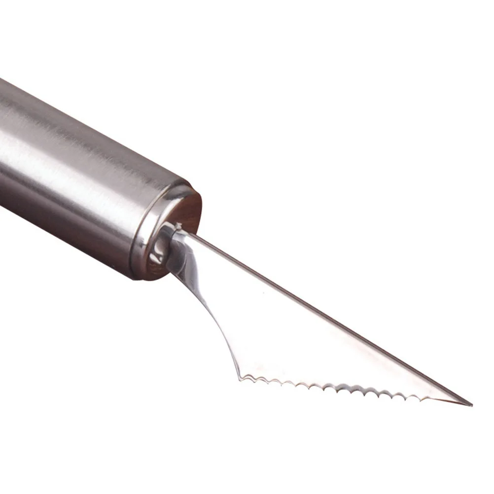 

Stainless Steel Fruit Carving Knife Long Handle for DIY Food Craft Engraving Cutter Vegetable Fruit Decoration Tool