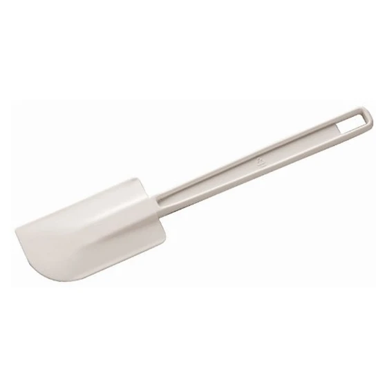 Rubber Ended Spatula 16In 405mm Kitchen Baking Mixing Turner Utensils,White