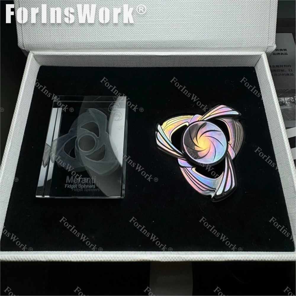 ELE Fidget Spinner Meranti Metal Slider Fidget Finger Toy Gear Fidget Angst Binnen Uit Fidget Spinner Metaal
