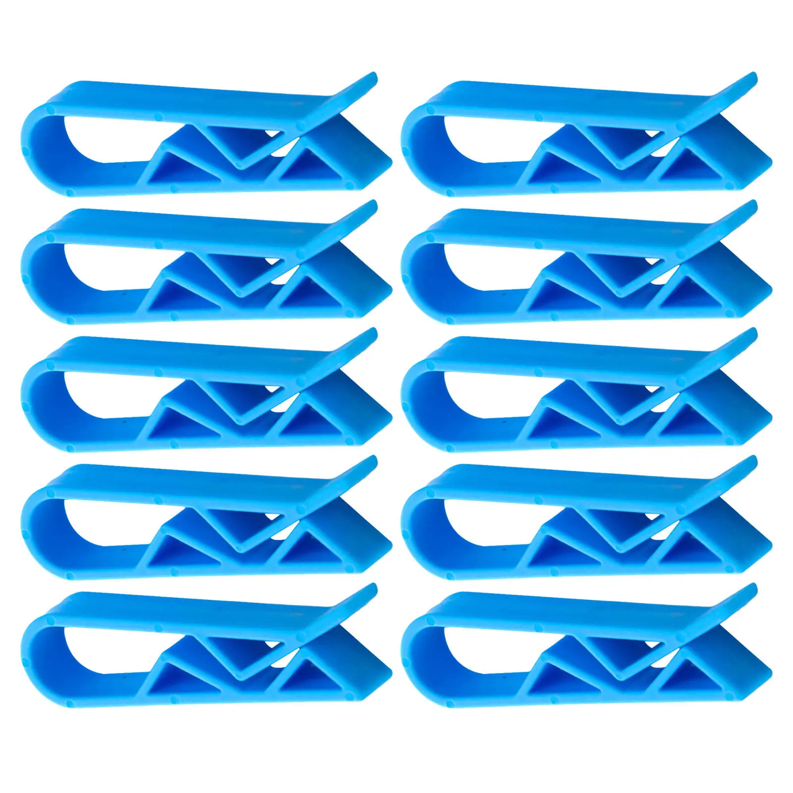 

24Pcs Plastic Trash Bag Clips Garbage Bin Clamps Compact Lightweight No-Slip Design for Kitchen Office Hotel Wastebasket Bag