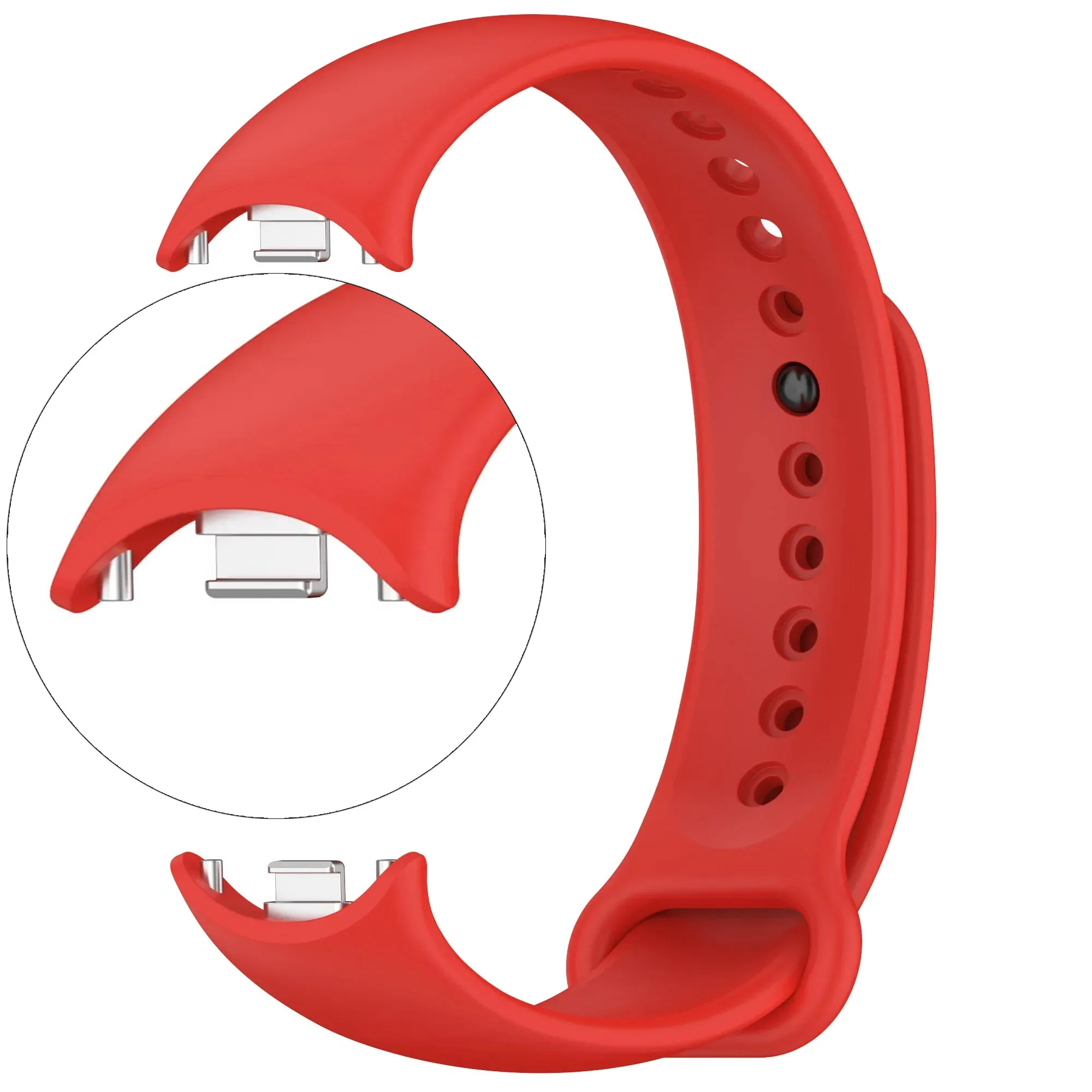 Weiches offizielles Silikonarmband für Xiaomi Mi Band 10 9 8, atmungsaktives Armband, Zubehör, Gürtel für MiBand 9 8, Ersatzarmband