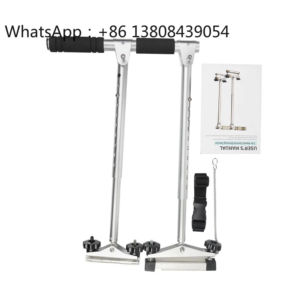 Car Hand Controls Device for Disabled Drivers, Portable Handicap Driving Hand Controlled Drive Assist for Injured Handicap