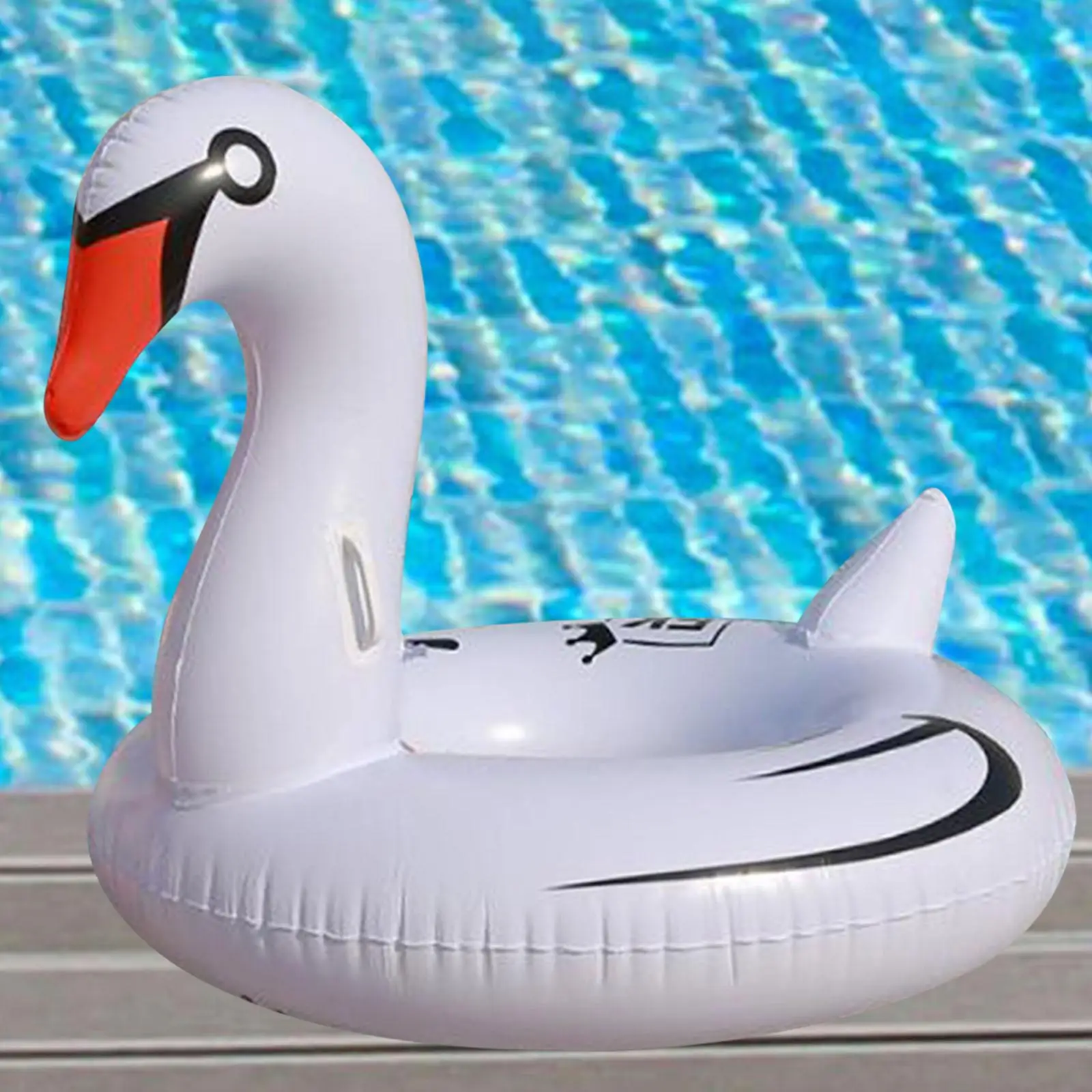 Swan Pool Float Party Summer Swimming Pool Floaty Decor Tanning Pool Lounge Raft Floating Lounger Water Floating Bed for Family