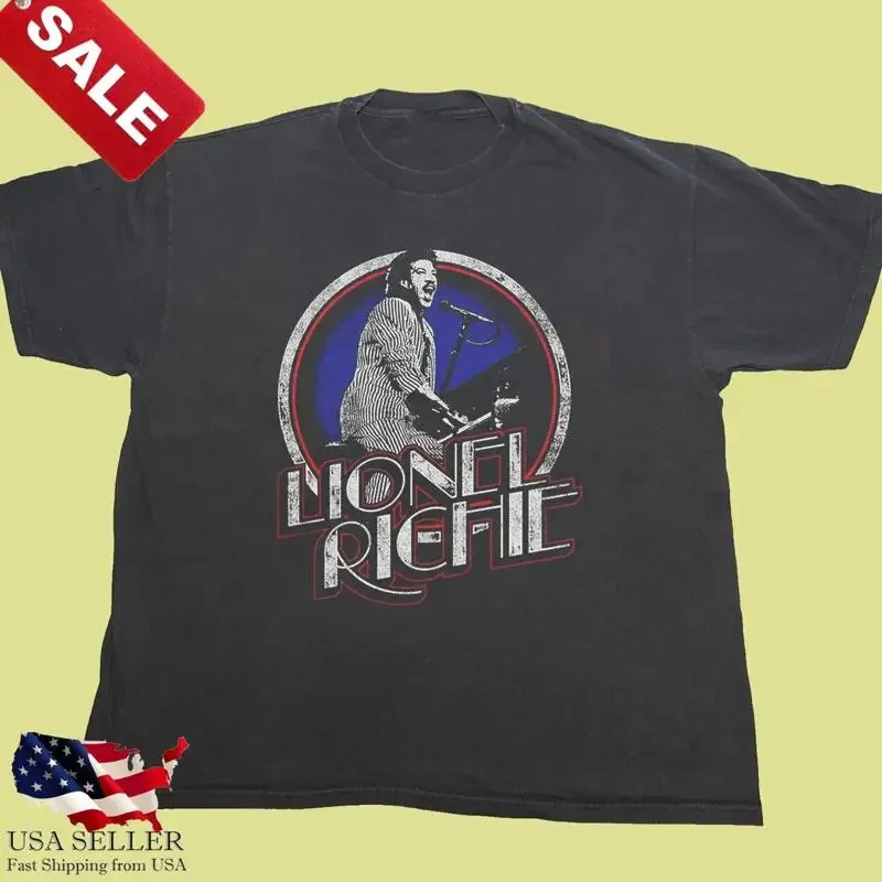 Новая футболка в стиле ретро Lionel Richie для фанатов S 5XL 1LU1266