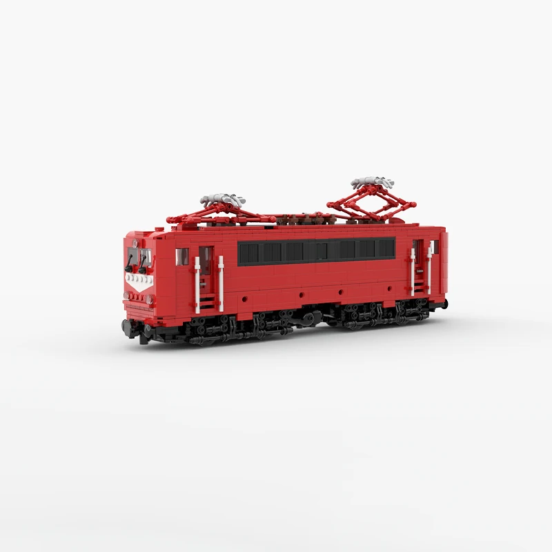 MOC City Railway BR250 stoomlocomotief Model DIY Bouwsteen Assemblage Technologie Bricks Speelgoed Voor Kind Geschenken