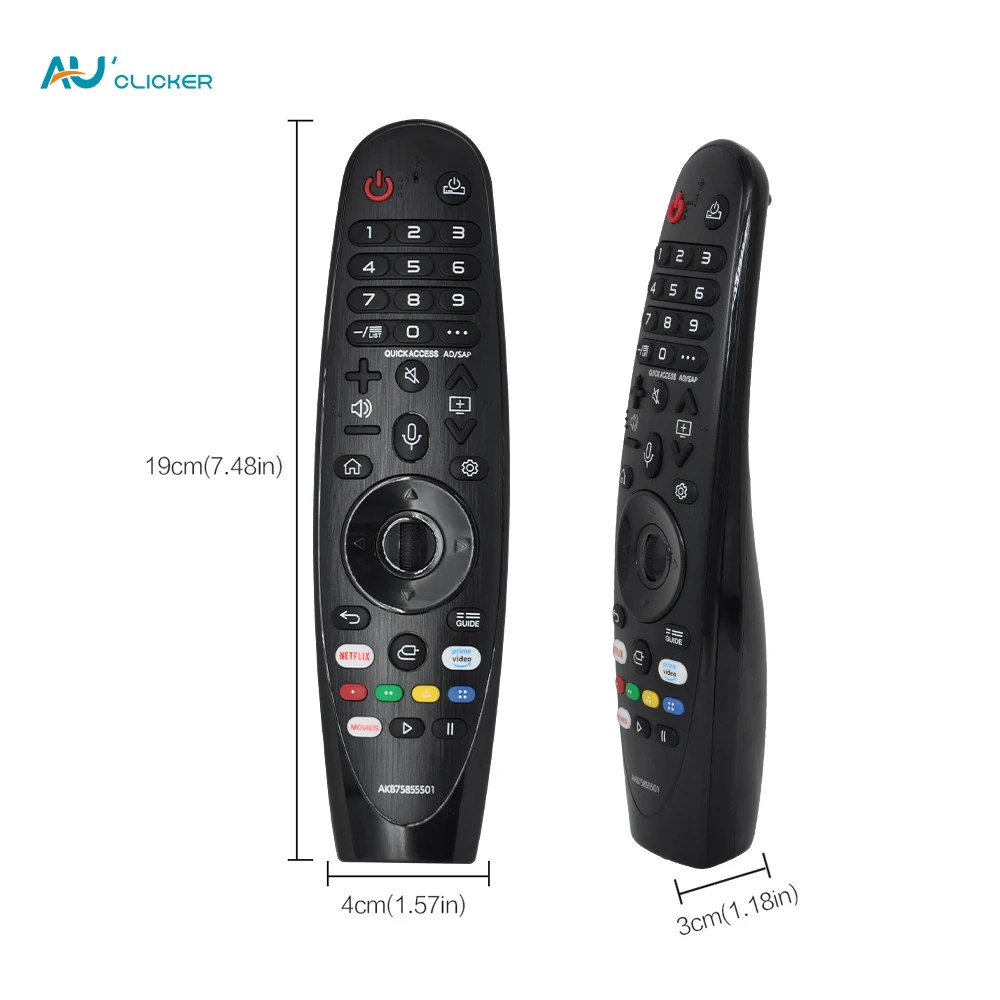 AKB75855501 Replacement Remote Control for LG Smart TV Infrared Remote Control for LG Multiple Smart TV Models