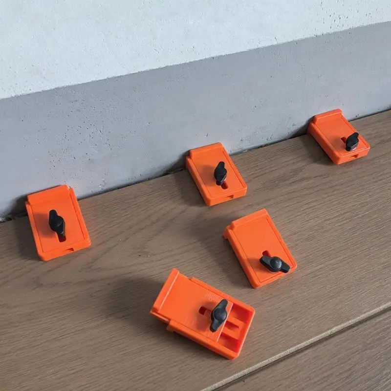 

Pack of 12 Adjustable Plastic Floor Leveling Wedges Floor Spacers Set For Uniform Gaps In Laminate Or Engineered