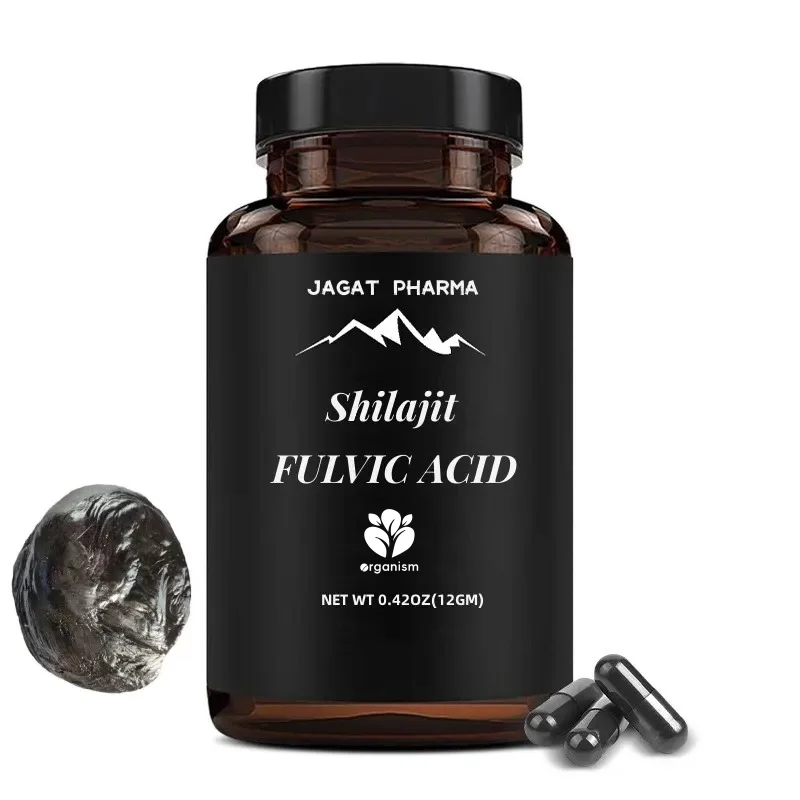 

Himalayan Pure Shilajit 120 Caps Naturally Occurring Fulvic Acid
