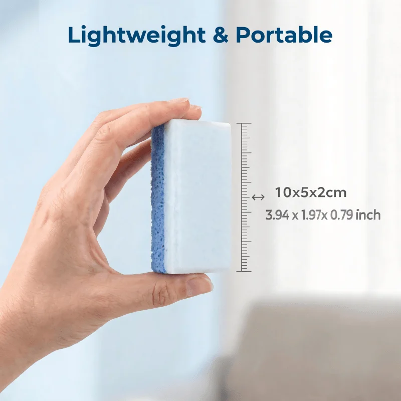 1/2pcs 2-in-1 Double-Sided Pumice Stone, Dual-Coarseness Foot Exfoliator, Portable Scrub Tool for Cracked Heels & Dead Skin