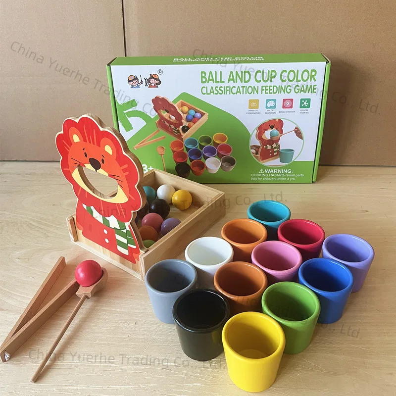 

Montessori color cognition CE baby fine motor training children Montessori early education teaching aids