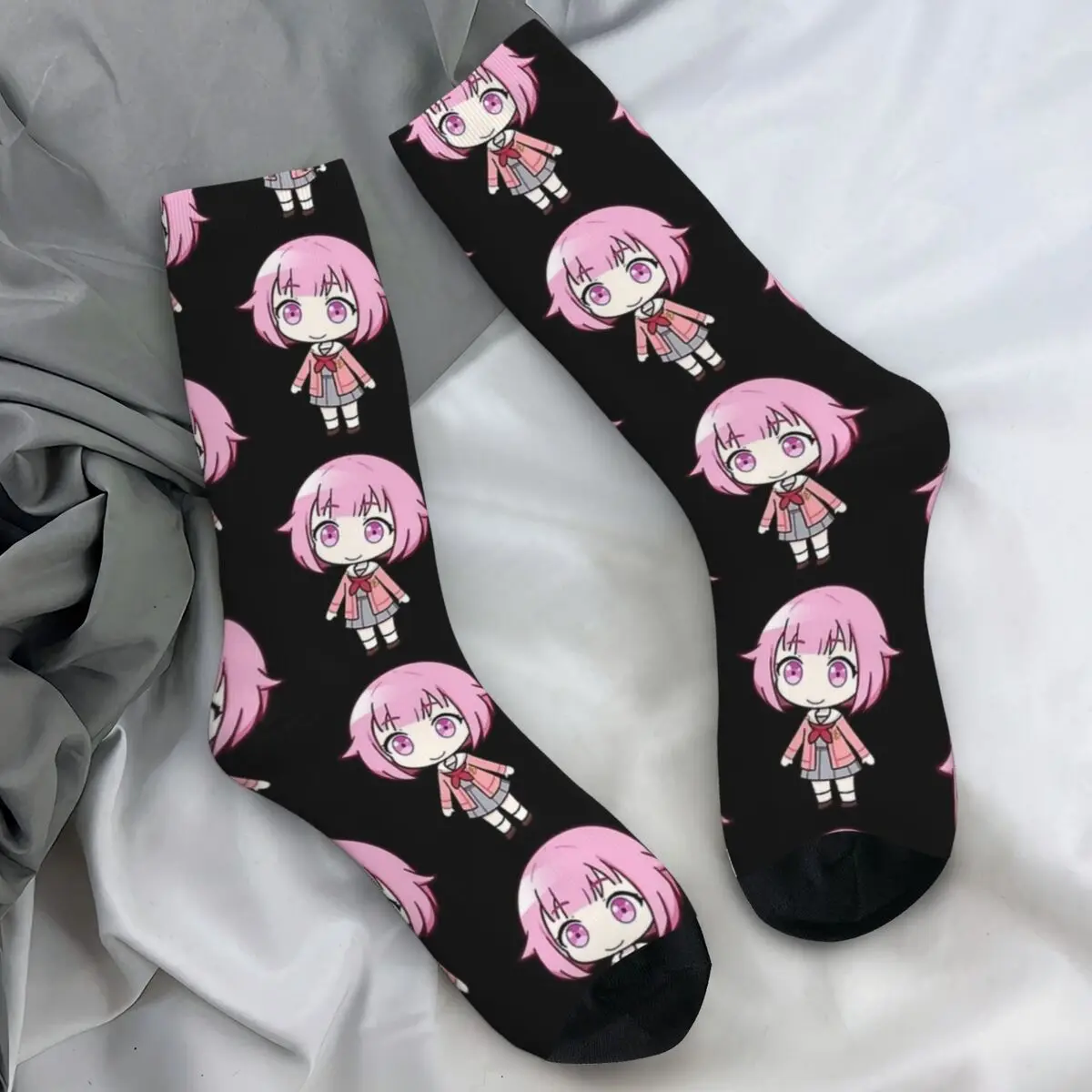 Project Sekai Emu Otori Socks Rui Kamishiro Funny Stockings Autumn Non Slip Men Socks Soft Breathable Custom Outdoor Socks