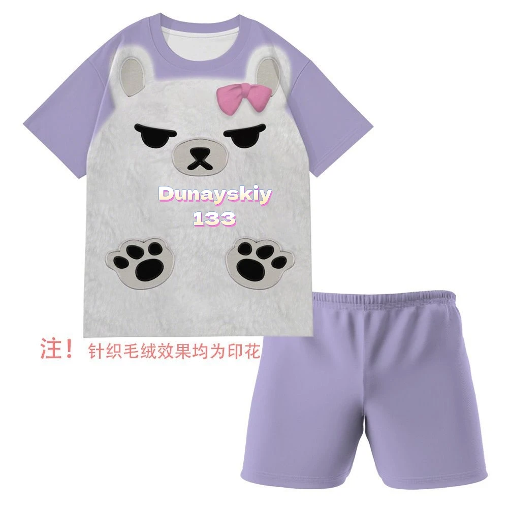 Kpop شيطان هنتر ميرا 2025 الكرتون تأثيري الخيال ملابس خاصة منامة زي تمويه الكبار النساء لعب الأدوار وتتسابق