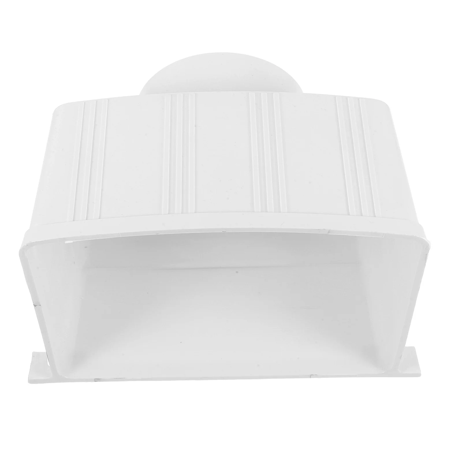 PVC Rectangular Downspout Effective Rainwater Diverter for Villa Roof Drainage Gutter Parts Rainwater Collection System