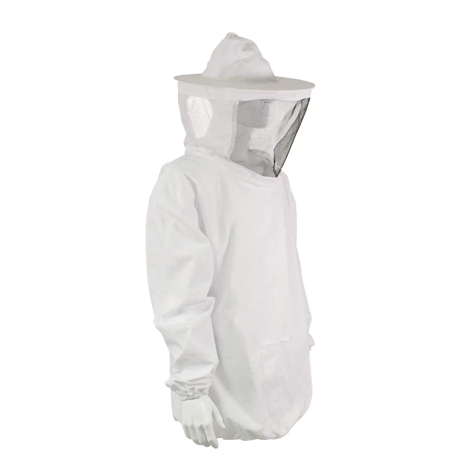 Protective Beekeeping Jacket Veil Smock Equipment Beekeeping Hat Sleeve Beekeeper Suit Apiculture Bee Dress