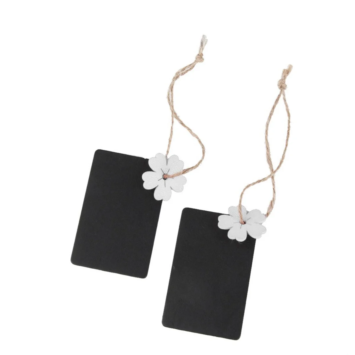 

10pcs Mini Blackboard Price Tags 7*4.5Cm Gift Price Tag Double Sided Hanging For Gift Wedding Decoration Black Red