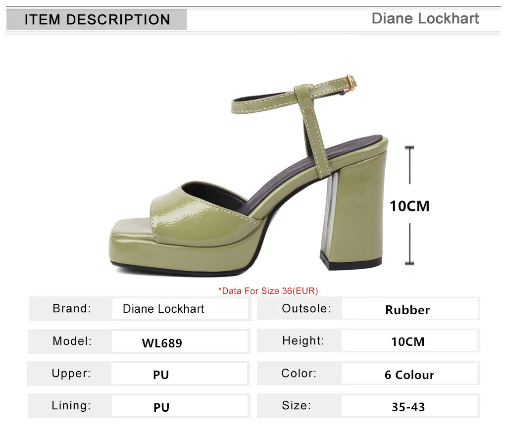 2023 Platform Women Sandals Spring Summer Chunky High Heel Pumps European American Style All-match Fashion Evening Party Shoes