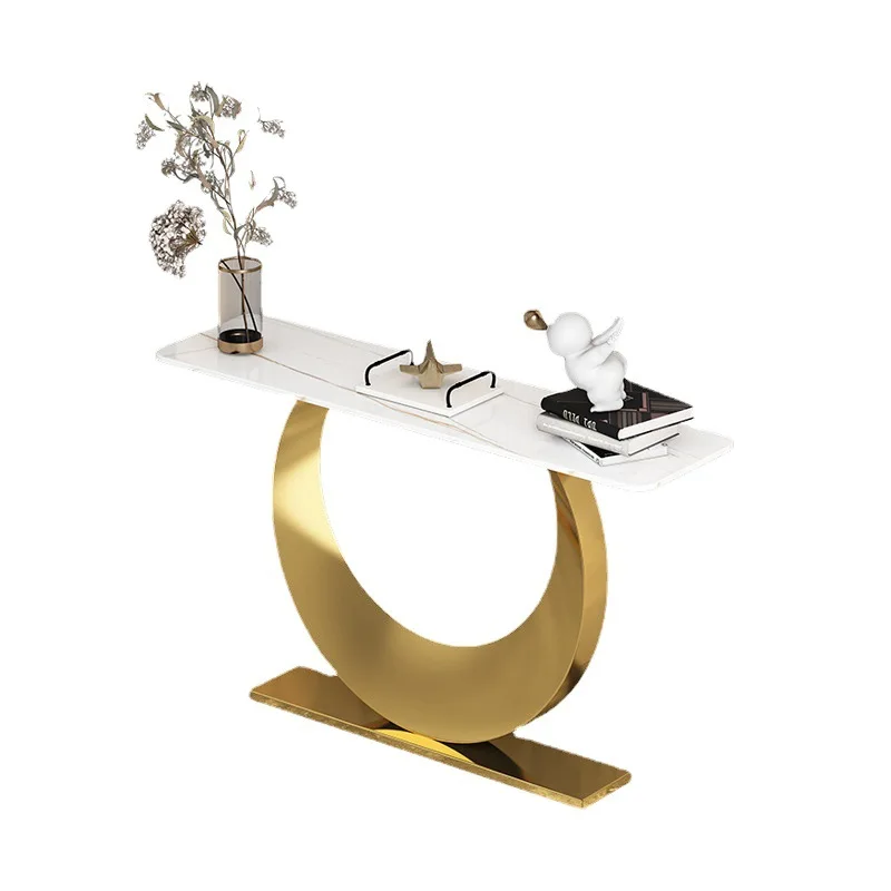 

Light luxury Italian entrance table Minimalist entrance table