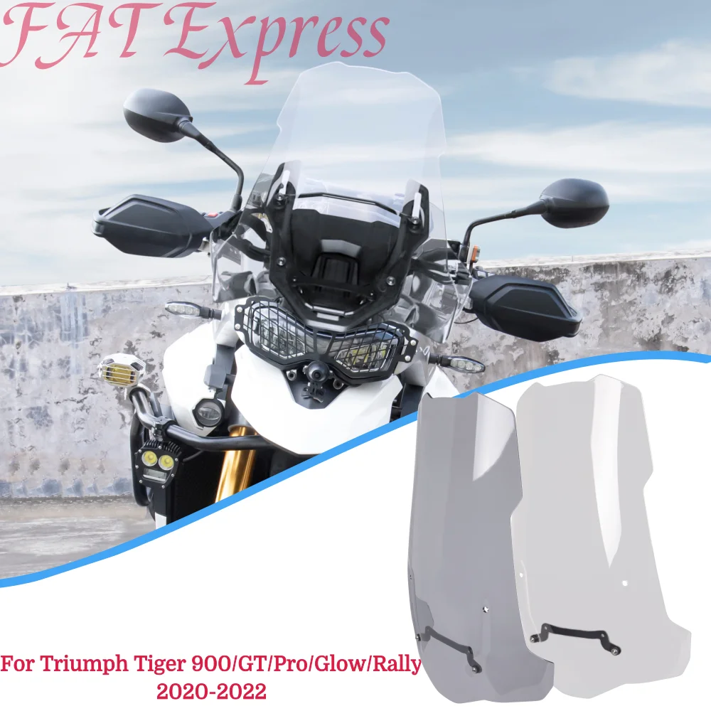 

Motorcycle Windshield WindScreen For Triumph Tiger 900 GT Pro Low Rally 2020-2022 Tiger900 GT LOW Wind Screen Shield Deflector