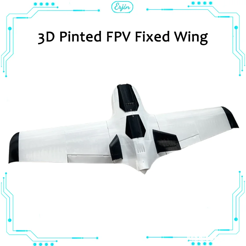 Fpv Fixed Wing Traverse Aircraft Model Airplane Aerial Drone 3d Printed Aircraft Model Wingspan 80cm