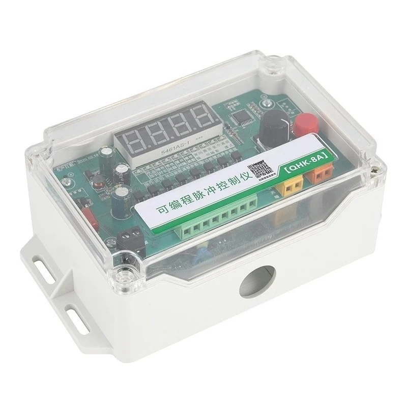 8 Channels QHK-8D/8A Pulse Jet Controller  Output Dust Collector Pulse Valve Cleaning Control Board