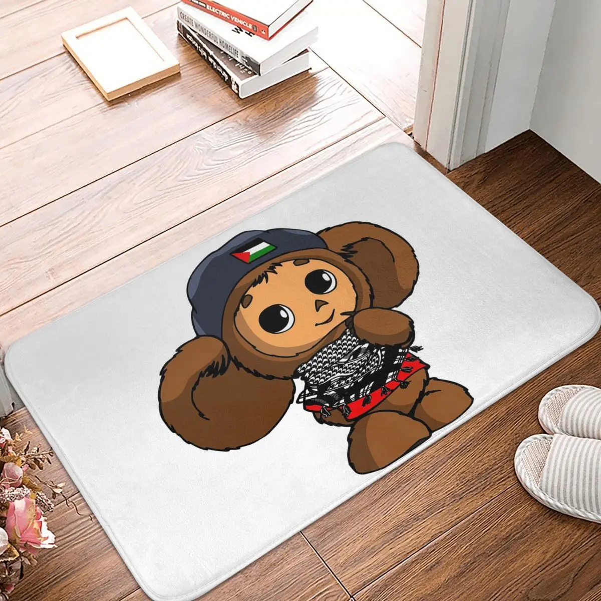 Cheburashka Doormat Kitchen Entrance Home Floor Mat Non-slip Carpet Rug for Balcony Footpad Mats