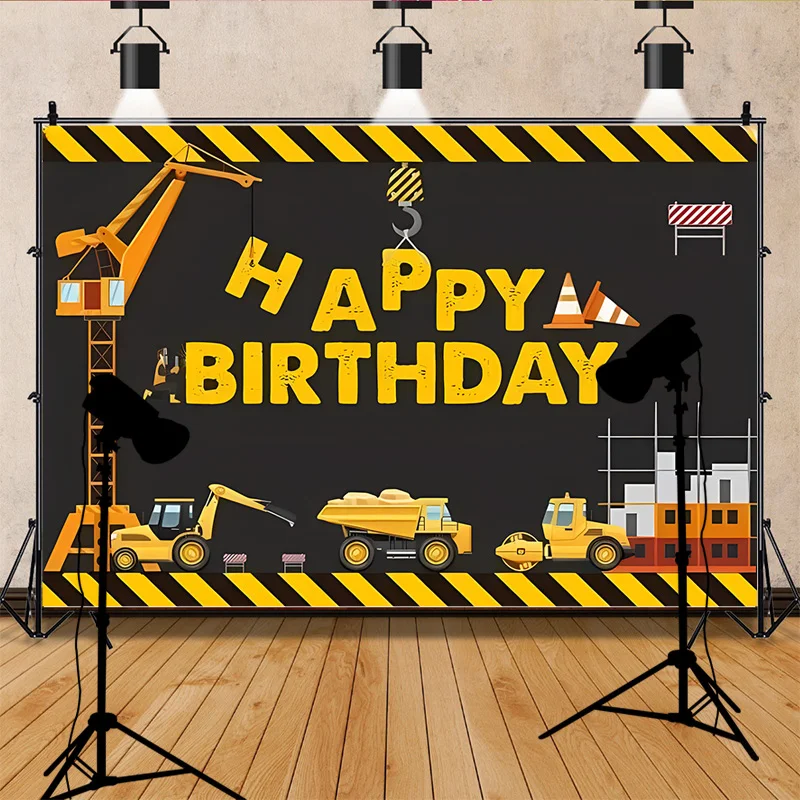 Racing Drift Party Photography Backdrop Sports Night View City Memorial Birthday Family Gathering Photo Studio Background CC-02