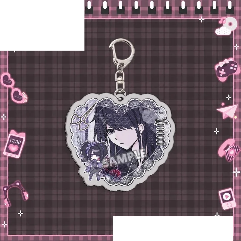 Anime NEEDY GIRL OVERDOSE KAngel Ame Acrylic Pendant Keychains Bag Decorations Gifts For Friends Exquisite Products