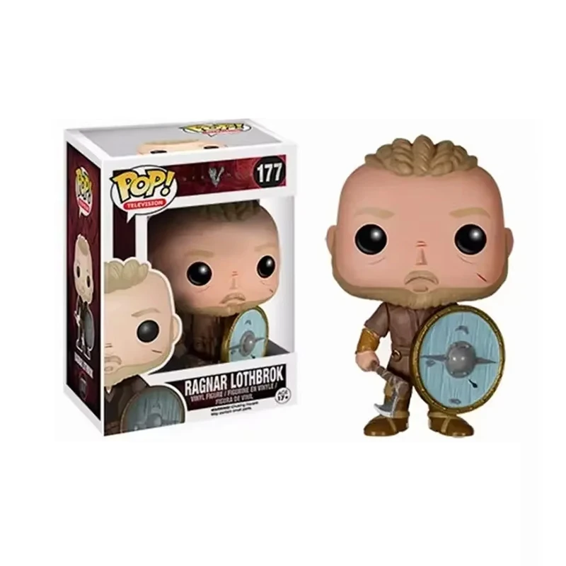 Funko Pop Vikings Ragnar Lothbrok Movie Figure Lagertha Model Toys Desktop Ornament Dolls Collection Kids Gifts