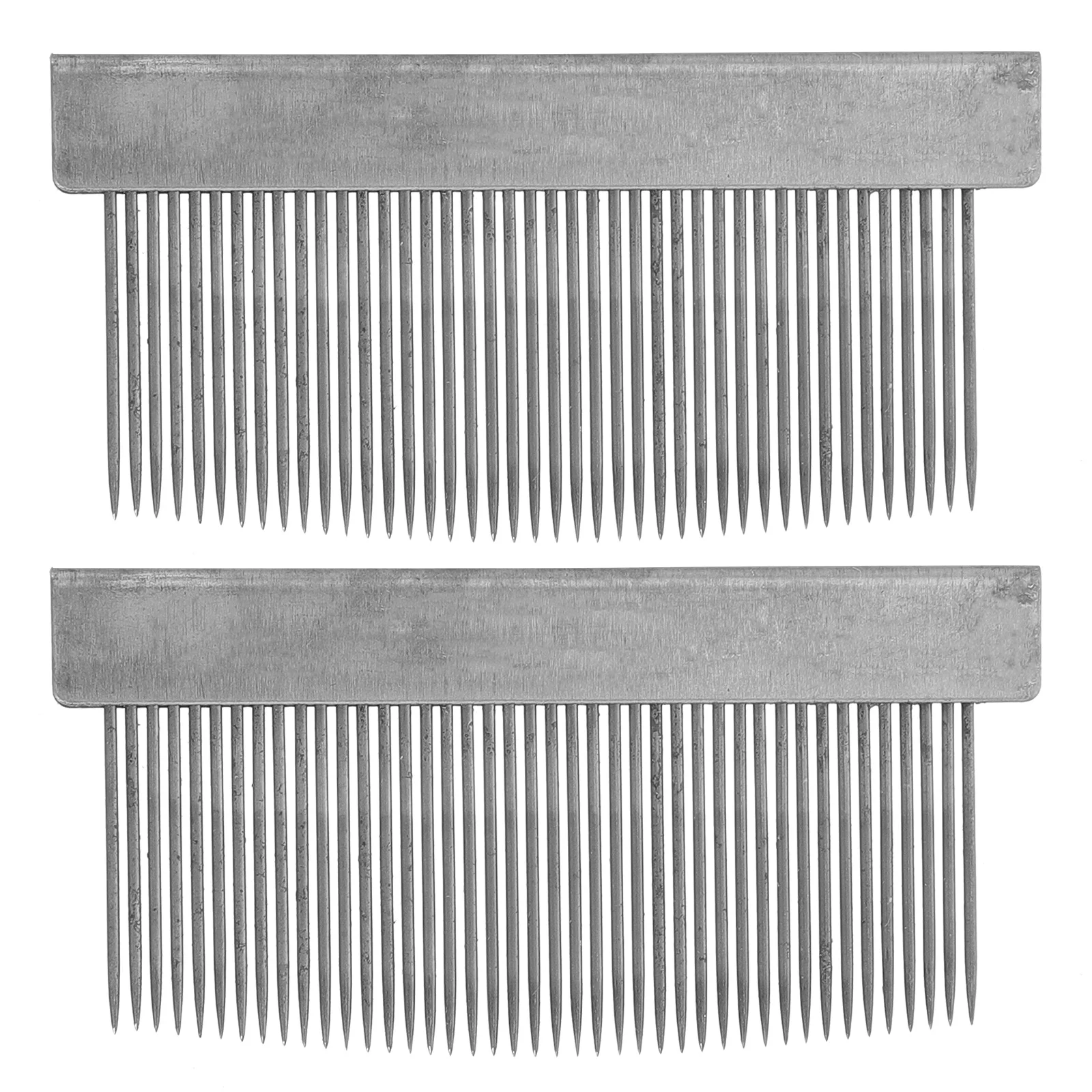 2Pcs Horse Hair Combing Tool Dense Tooth Violin Bow Hair Comb for Effective Grooming Impurity Removal Suitable for Cello Viola