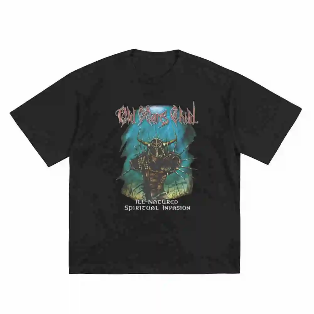 Old Man's Child Ill Natured Spiritual Invasion Short Sleeve Tee 100% Cotton T-Shirt