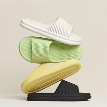 홈 슬리퍼 여성 구름 슬리퍼 패션 단순 부드러운 단독 Eva 편안한 실내 샌들 미끄럼 방지 플립 플롭 남성 슬리퍼
