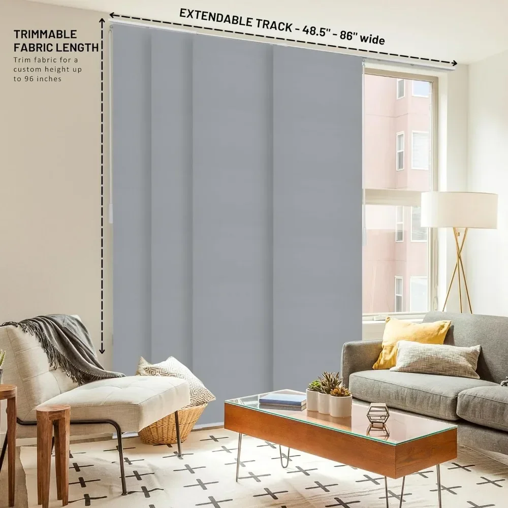 Vertical Blinds for Patio Doors Curtains Room Divider Sliding Door Blinds Freight free