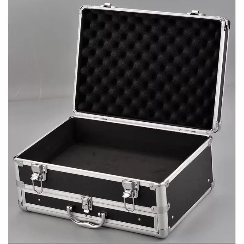 Aluminum Box Metal Toolbox Portable Storage Suitcase With Drawer Repair Beauty Car Box Instrument and Meter Case