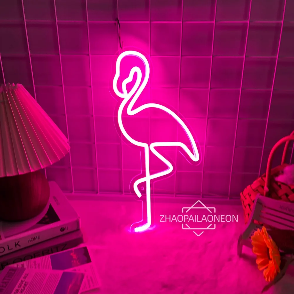 

Неоновая вывеска с птицей для мальчиков и девочек, декор для спальни, комнаты, ночной светодиодный светильник, подарок на день рождения, вечерние магазины, украшение на стену, неоновый свет