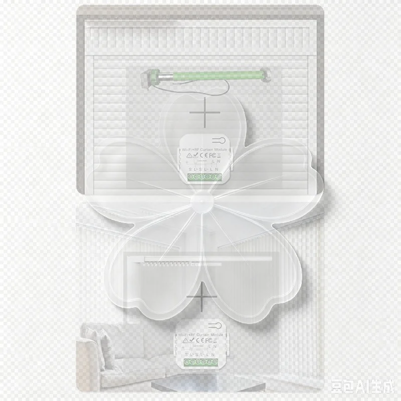 WiFi RF Smart Curtain Switch Module With Remote Timer Control Scene Linkage For Smart Home Use