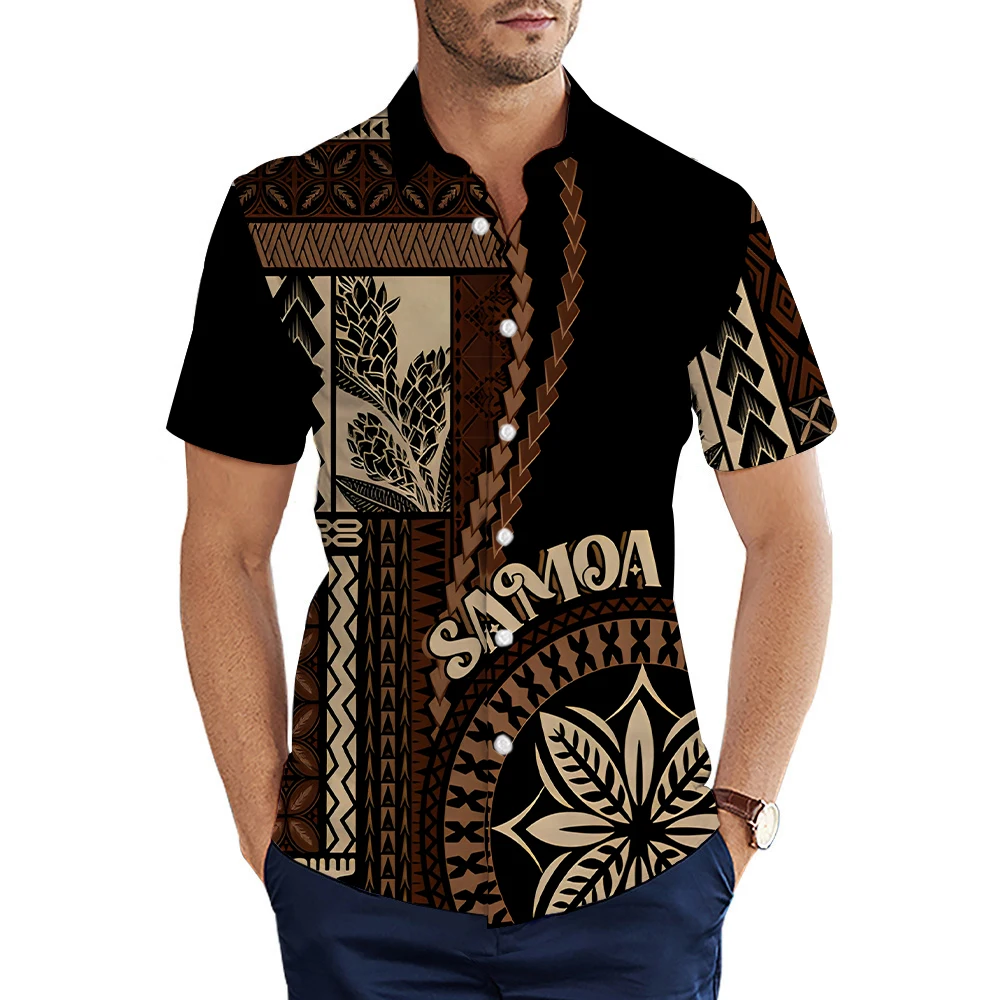 

Мужская повседневная гавайская рубашка с коротким рукавом, летняя свободная дышащая одежда для пляжного отдыха, модная уличная одежда, топы