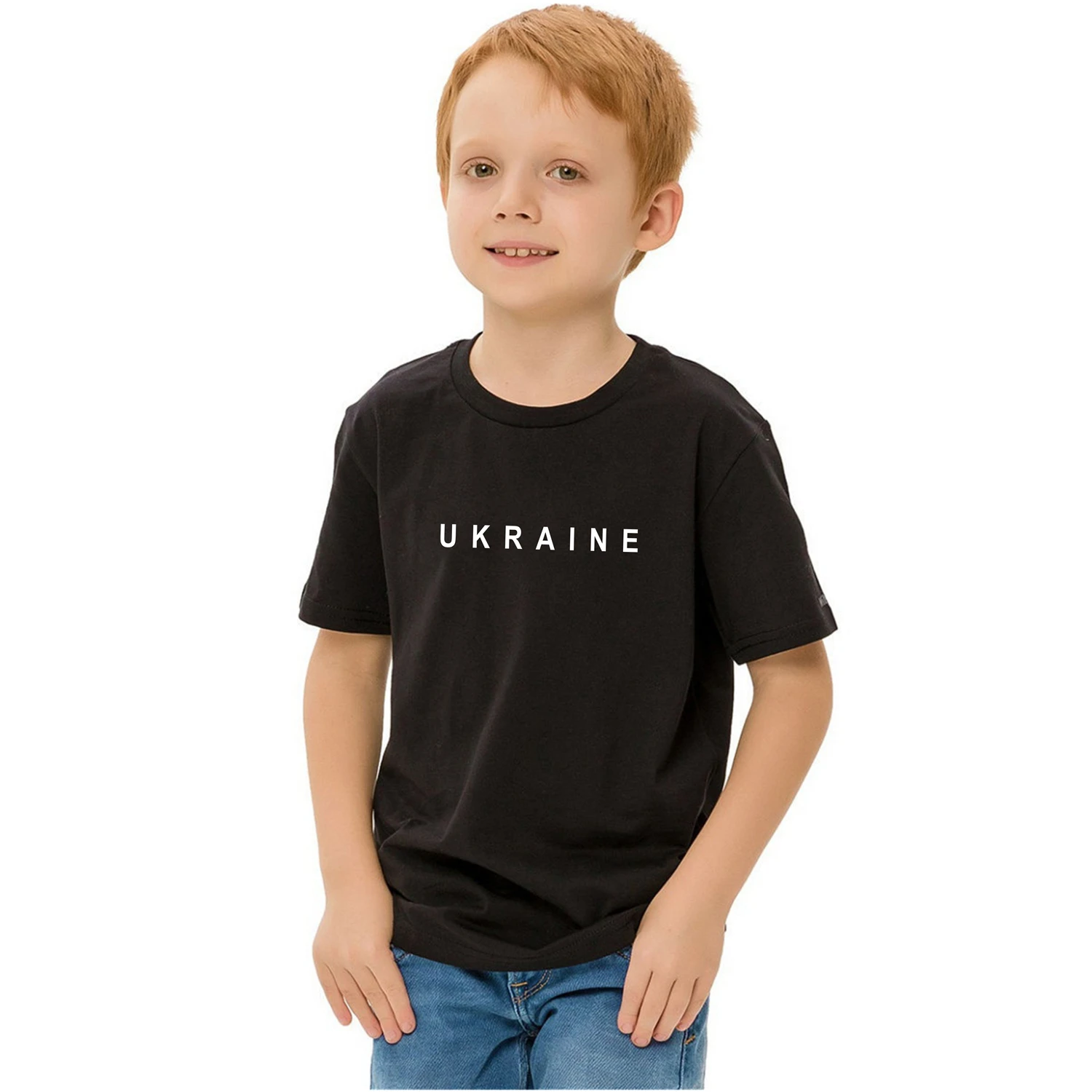 Ukraine Patriotism Style Kid\'s 100% Cotton T-Shirt Summer Tee Top Baby Boutique Shirt Gift