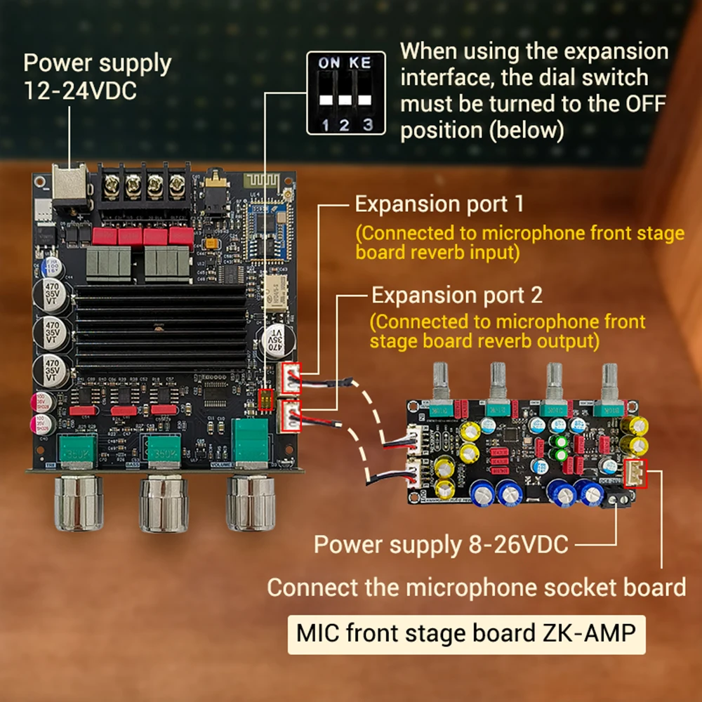 تيار مستمر 12-24 فولت ZK-1002Q BT مضخم رقمي مجلس كوالكوم QCC3034 + TPA3116 2.0 قناة APTX ضياع الطاقة 100 واط + 100 واط