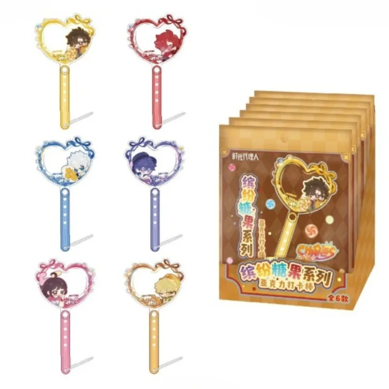 Link Click Acrylic Punch Stick Charles Lucas Anime Peripheral Cute Creativity Q Version Modeling Light Stick New Birthday Gift