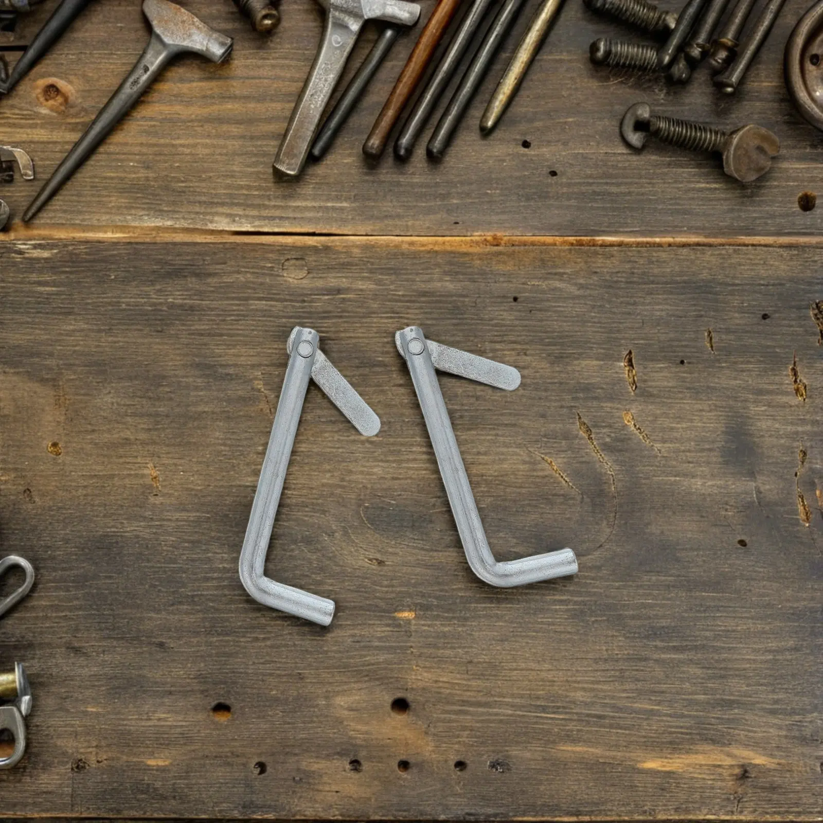 10Pcs Scaffolding Locking Pins Galvanized Steel Heavy Duty Scaffold Toggle Pins Spring Retainer for Construction Scaffolding
