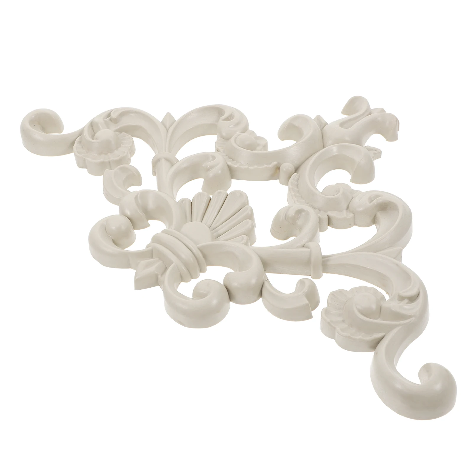 

PVC Corner Flower Decoration Applique for Home Carved Decal Ornament Onlay Carving Shaped Wall