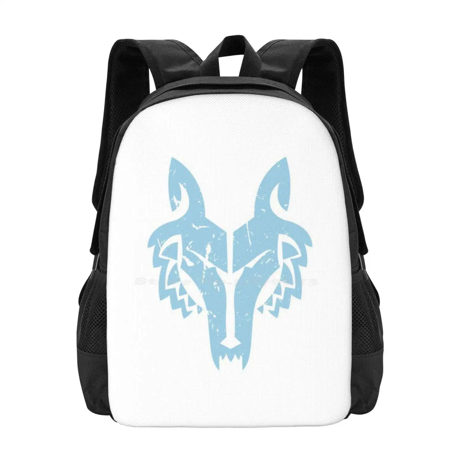 

Blue Wolf Leader School Bags Travel Laptop Backpack Clone Wolf Commander Clone Wars Dave Filoni Rogue Vintage Wolf Pack Trooper